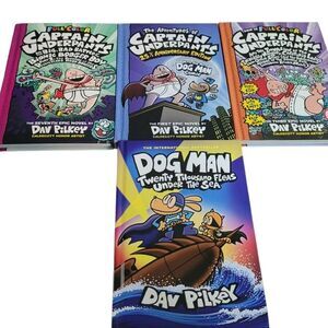 Collection Of Dav Pilkey Hardcover Books